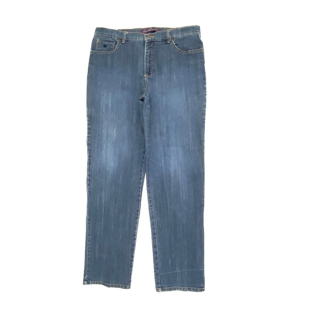 Gloria Vanderbilt Amanda Straight Leg Women's size‎ 12 Dark BlueDenim Jeans